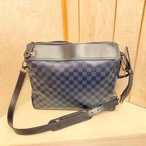 Louis Vuitton Gray Checkered Bag
